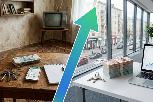 От квартиры к коммерции — рост дохода в 2,5 раза